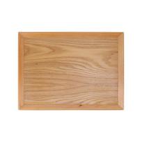 Large Capacity Rectangle Wood Tray Smooth Finish Wood Material Wooden Serving Tray Rectangular Shape