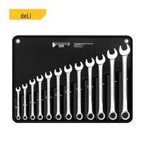 Deli Mirror Finish Wrench Sets 12-Piece Set 8-24mm