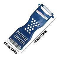 Carrot Grater Vegetable Cutter Kitchen Accessories Fruit Wire Planer Handheld Peelers Masher Home Cooking Peeler Tools mėlyna