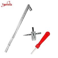 Tire Valve Stem Installation & Removal Tool Kit Three-piece Set