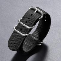 Premium Nylon Watch Strap 18mm 20mm 22mm 24mm Watchband Military Sport Breathable Bracelet Band Men's Wristband Belt Accessories 20mm
