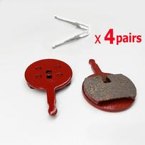 4 poros pusiau metalinių dviračio diskinių stabdžių kaladėlių Sram Avid BB5 PROMAX Giant diskiniams stabdžiams