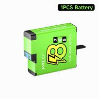 PALO For GoPro Hero 5 6 7 8 Kameros baterija 4 lizdai LED šviesa Baterijos įkroviklis Saugojimo dėžutė su USB laidu GoPro 8 Kamerai 1PCS