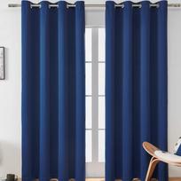 Užuolaida Užuolaidos Audinys Vienspalvis Sutirštintas Matinis Blackout Šilumos Izoliacija Didelio Tikslumo Užuolaida Paruoštas Produktas fabric wholesale [shoot more than 65m] tamsiai mėlyna spalva