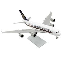 30CM Singapore Airlines Lėktuvo Modelis A380 Modelinis Lėktuvas Žaislinis Lėktuvas Dervos Kopija Lėktuvo Modelis Kolekcijoms ir Eksponavimui gray