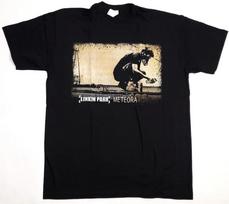 RETAS! LINKIN PARK METEORA marškinėliai Suaugusiems Vyriški Juodi Nauji KARŠTA NAUJA Unisex Marškinėliai XL