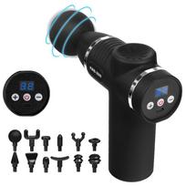 Mini Massage Gun Fascia Machine Muscle Relaxation Vibrating Gun Rod Percussion Massage Fitness Equipment Neck Grab Fascia Gun