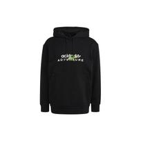 adidas originals Adv Logo Hoody Athleisure Casual Sports Printing Pattern Black Men's GN2325 S