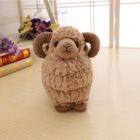 Ultra Soft Realistic Sheep Plush Toy 25/38/42cm Cute Stuffed Animal Doll Comforting Gift for Kids Babies 25cm ruda