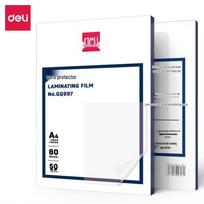 Deli A4 80mic High Transparency Laminating Film