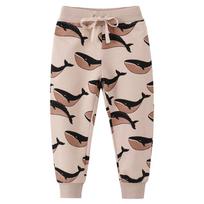 Autumn & Winter Cotton Terry Sweatpants for Girls - Small & Medium Sizes 5T (120cm)