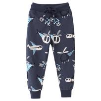 Autumn/Winter Cotton Terry Sweatpants for Boys and Toddlers – European and American Style 2T-7T Set (6 Pieces)