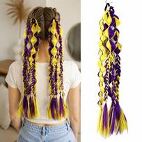 Colorful Twist Braid Bulk Lantern Braid Braided Ponytails Natural Bubble Jumbo Braid  for Women Style 3