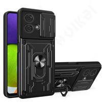 Kickstand Case For Motorola Moto G56 G86 G05 G15 G35 G55 G75 G85 5G Cover Card Pocket Ring Stand Holder Fundas Coque Capa Moto G85 5G juoda