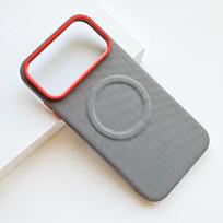 For Honor 600 Pro Case Luxury Magnetic For MagSafe Matte Fine Grain Leather Phone Cover For Honor 600 Shell Shockproof Bumper Honor 600 pilka spalva