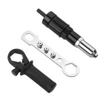 Kniedijimo mašina Elektrinis kniedžių pistoletas Adapteris 2,4 mm-3,2 mm-4,0 mm-4,8 mm Kniedijimo įrankiai Namų kniedijimo mašina elektriniams grąžtams juoda