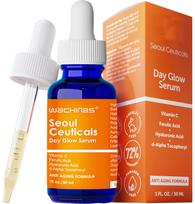 20% Vitamin C Hyaluronic Acid Serum + Ferulic Acid - Potent Anti Aging, Anti Wrinkle Brightening Serum for Dark Spots