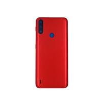 Vitre arrière - MOTOROLA - Moto E7i Power - Rouge - Verre back cover - Pièce de remplacement raudona