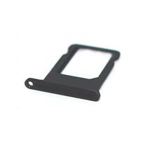 Tiroir Carte Sim Noir de Jais (Brillant) Pour Apple iPhone 7 A1660 A1778 A1779