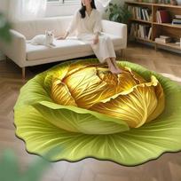 Velvet Crystal Floor Mat - Decorative & Absorbent for Living Room, Bedroom, or Bathroom 40*40cm (Crystal Velvet, No Edge)