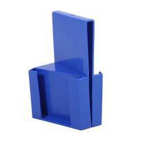 Fence Phone Mount Portable Clamp Plastic Tennis Camera Holder for Match Analysis Court Practice Live Streaming Sports 1pc mėlyna