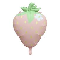 1pcs Strawberry Aluminum Film Balloon Birthday Party Sweet Girl Birthday Hawaiian I Love Strawberry Theme Party Decoration qiqiu rožinė