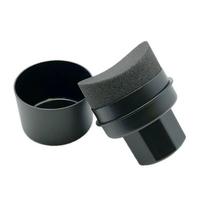 Anti-slip Handle Car Tire Waxing Sponge With Lid Tire Dressing Applicator  Vehicle Black-Curved Shaped