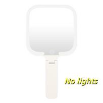 LED Smart Makeup Mirror Hand-held Foldable 3 Colors Adjust Bright With Touch Screen Cosmetic Tabletop Vanty Mirror Travel Home
