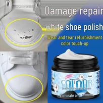 White Leather Shoe Scratch Repair & Recoloring Cream