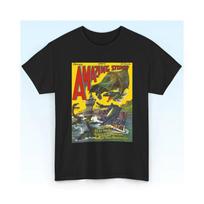 Amazing Stories Vintage Comic Book Cover T-Shirt S-5XL S