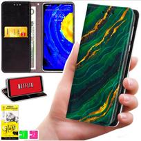 Etui Typu Portfel Do Motorola Edge 70 - Pokrowiec Bluemoon Nadruk + Szkło 9H