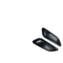 2 Sets of Car Air Intake Hood Vents, Engine Hood Decoration Cover, Head Cover Decoration, ABS Fake Air Vents