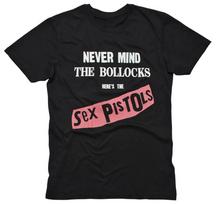 Sex Pistols Never Mind the Bollocks Short Sleeve  Full Size S-5XL Unisex T-Shirt S įvairiaspalvis