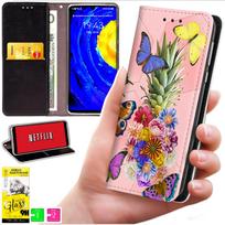 Etui Typu Portfel Do Xiaomi Redmi 15C 5G 173Mm / Poco C85 - Pokrowiec Bluemoon Nadruk + Szkło 9H