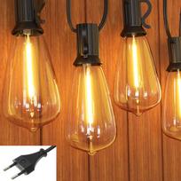 Lauko sodo girlianda ST38 Kalėdinė aukštos įtampos girlianda 120V PET didelės raiškos girlianda 18FT 12T