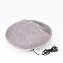 Foot Warmer Heater Soft Velvet Removable Washable Pad Winter Universal For Home Bedroom Sleeping Office white