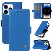 Wallet Leather Case For Samsung Galaxy A30 A26 A25 5G A24 4G A23E A23 A22 A21S A20 A16 A15 A14 A13 A12 A10 A06 A05 A04E A04 A03 Galaxy A30 dangaus mėlyna spalva