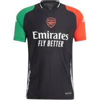 Adidas Arsenal Tiro 24 Logo Fashion Comfortable Short Sleeve Football Shirt Men Tops Black IS9984 L