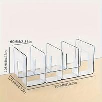 1pc Transparent Plastic Shoe Rack - Space-Saving Multi-Tier Floor Standing Shoe Cabinet with Clear Storage Shelf, Durable