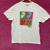 The Rolling Stones Karštos Lūpos Pop Art Roko Marškinėliai XL
