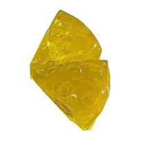 Sūrio spaudžiamas žaislas streso malšinimui Skaidrus geltonas sūris lėtai kylantis žaislas Minkštas naujoviškas sensorinis žaislas vaikams ir suaugusiems 2pcs yellow