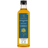 Earthen Story Sertifikuotas ekologiškas geltonųjų garstyčių aliejus 1 litras | Laboratoriškai patikrintas dėl 230+ pesticidų | NPOP sertifikuotas | Omega-3 ir Omega-6 1L gray