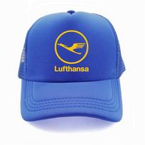 Lufthansa Aviakompanijos Trucker Kepuraitė Unisex Šauni Lufthansa Kepurė Beisbolo Kepuraitė Šalta Vasarinė Unisex Tinklelio Kepuraitės MZ-595 blue