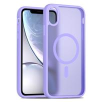 iPhone XR 6,1 colio matinis magnetinis dėklas, suderinamas su MagSafe, apsaugantis nuo kritimo, plonas permatomas dangtelis iPhone 11 PC TPU&just case&iPhone XR