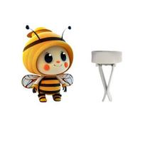 Mažos bitutės automobilio ventiliacijos grotelių spaustukas oro gaiviklis mielas automobilio salono kvapų laikiklis automobilio AC ventiliacijos grotelėms bitės formos automobilio aksesuarai Honeybee