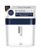 unlabel Moist Shampoo Refill Made in Japan Hair Care Contains Hydrocollagen formula Shiny Hair Damage Repair Moisturizing Intensive Care Isostearoyl