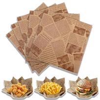 TUDOUZZZ Cooking Sheet Wax Paper 100 Sheets Stylish Wrapping Paper for Fried Basket Flower Bouquet Greaseproof Deli Packaging Sheet Bottom with