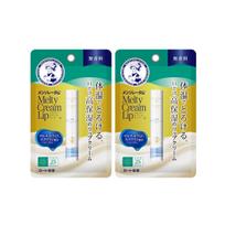 Mentholatum Lip Melty Cream x Lip, Unscented, 2.4g 2-pack