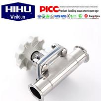 HIHU Sanitary Quick-Install Diaphragm Valve DN40 Clamp 50.5
