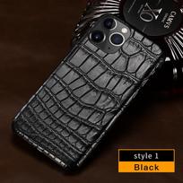 100% Natural Crocodile Leather Phone Case for iPhone 17 16 15 14 Pro Max Air 17Pro ProMax 16 Plus 15Pro 16Pro 14Pro Luxury Cover For iPhone 14